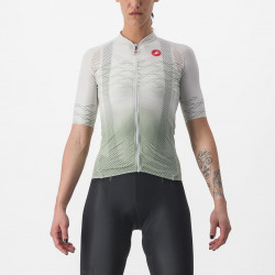 Tricou maneca scurta CASTELLI Climbers 2.0 W Alb Vernil Dama