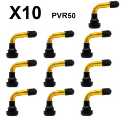 Valva tubeless curbata 90 grade pentru trotineta electrica 50mm - set 10 bucati