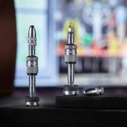 Valve Tubeless E*THIRTEEN Quick Fill Presta Inaltime janta 16-24 mm Gri