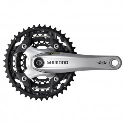 Andrenaj Shimano Deore FC-M522 cu Aparatoare Ax Octalink 3x10 V Argintiu