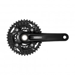 Angrenaj pedalier SHIMANO FC-MT500-3 40x30x22T Brat 175 mm 3x10 Viteze Negru