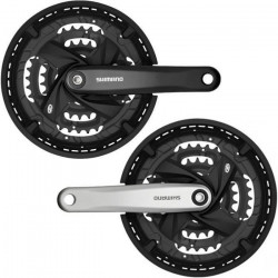 Angrenaj Shimano Acera FC-M371 cu Aparatoare 3x9 V Brat 165 mm Negru