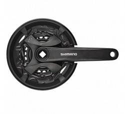 Angrenaj Shimano FC-MT100 40x30x22T negru 9 vit
