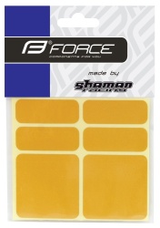 Autocolante Reflectorizante Force, Set 6 Bucati, Yellow