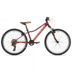 Bicicleta Copii ROCK MACHINE Catherine 24 VB Gloss Brown Orange