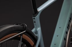 BICICLETA ELECTRICA CUBE NULANE HYBRID C:62 RACE 400X FE SEAGREY BLACK 2027 L - Img 4