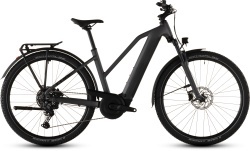 BICICLETA ELECTRICA CUBE NURIDE HYBRID PERFORMANCE 600 TRAPEZE SLABGREY BLACK - Img 3