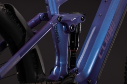 BICICLETA ELECTRICA CUBE STEREO HYBRID ONE44 PRO 800 BLUEIRIS PURPLE 2027 cadru L (20") - roti 29 - Img 4