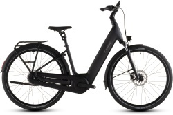 BICICLETA ELECTRICA CUBE SUPREME HYBRID COMFORT PRO 600 EASY ENTRY GREY CHROME