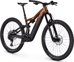 Bicicleta Electrica Full Suspention Focus Jam 2 6.8 29" 600Wh Gold Brown / Diamond Black - Img 2