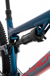 Bicicleta MTB Full Suspension Rock Machine Blizzard TRL 30-29 29 Matte Metallic Navy/Red/Grey