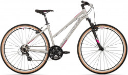 Bicicleta Rock Machine Crossride 100 Lady 29 Gri/Roz - Img 1