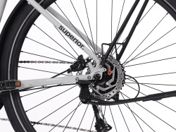 Bicicleta Superior BLOX 6.2 T MS 28 Gloss Grey 46cm - (M) - Img 3