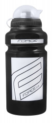 Bidon Force F 0.5l negru/alb