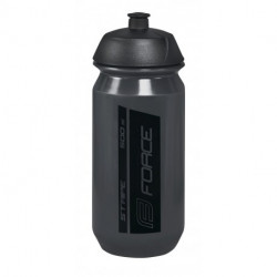 Bidon Force Stripe 0.5l Negru transparent