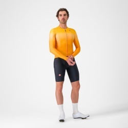 Bluza cu maneca lunga Castelli UPF LS, pentru barbati, portocaliu aprins S - Img 2