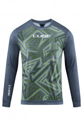 Bluza CUBE ATX Round Neck TM L/S Olive Grey