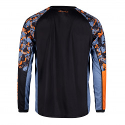 Bluza Force Reckless Maneca Lunga, Black-Orange M - Img 3