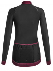 Bluza termica FUNKIER Bernalda W Pro impermeabil dama - Negru-Rosu