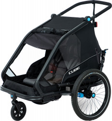 CARUCIOR TRANSPORT COPII CUBE DOUBLE CMPT Negru