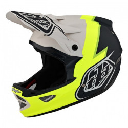 Casca Bicicleta Troy Lee Designs D3 Fiberlite Volt Flo Yellow