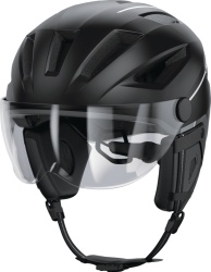 CASCA PENTRU BICICLETA ABUS PEDELEC 2.0 ACE CU LUMINA SPATE, HUSA PLOAIE SI VIZIERA FATA - Img 11