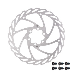Disc Frana Force-4 160mm 6 gauri argintiu