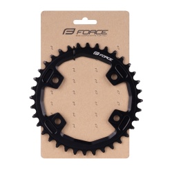 Foaie angrenaj Force NW 36T BCD 96, 4 bolt, negru - Img 3