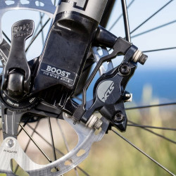 Frana disc hidraulica SHIMANO SLX BL-M7100 (L) + BR-M7100 (F) - placute resin