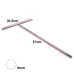 Imbus 10mm M10/58cm pentru trotineta Smartgyro - Img 2