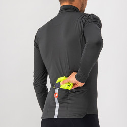 Jacheta de vant Castelli Squadra Stretch Galben Fluo/Antracit - Img 4