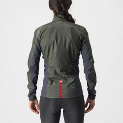 Jacheta de vant Castelli Squadra Stretch W de dama Kaki - Img 2