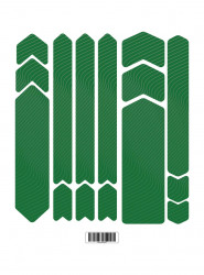 Kit stickere adezive protectie cadru Flow Lines Full Kit Green