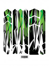 Kit stickere adezive protectie cadru Speed Freak Full Kit Green
