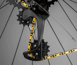 Lant KMC X12 TI-N Gold-Black 12 Viteze 126 Zale