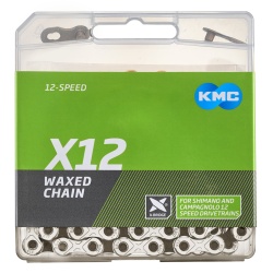 Lant KMC X12 Waxed Silver - Black