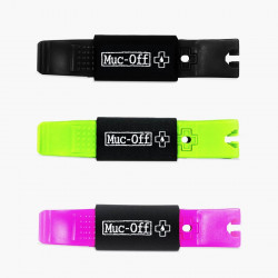 Leviere Muc-Off Rim Stix Tyre Levers Negru/Verde/Roz - Set 24 Buc. - Img 1