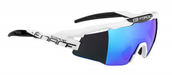 Ochelari Force Everest, lentila albastra oglinda, alb/negru - Img 3