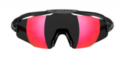 Ochelari Force Everest, lentila rosie oglinda, negru mat - Img 2