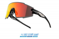 Ochelari Force Mantra Black, Red Polarized Lens
