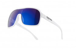 Ochelari Force Mondo, lentila albastra, alb mat