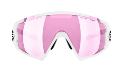 Ochelari Force Ombro, lentila roz laser, alb mat - Img 2