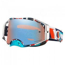 Ochelari Oakley Airbrake Mx Troy Lee Designs Quattro Rwb / Prizm Sapphire Lens