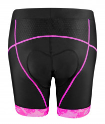 Pantaloni scurti cu bazon Force Rose Lady negru/roz - Img 2