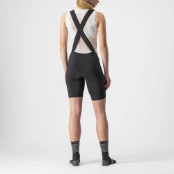 Pantaloni scurti cu bretele CASTELLI Endurance W Negru Dama
