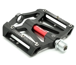 Pedale Bikesport West Biking KP137 Aluminiu CNC cu 3 rulmenti - Img 2