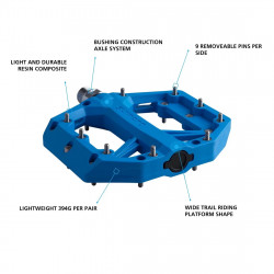 Pedale cu platforma SHIMANO PD-GR400 Albastru