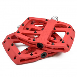 Pedale platforma E*THIRTEEN Base 100x110 mm MTB Rosu