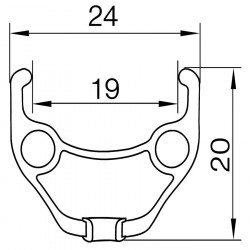 Roata Fata 29"-32H TOP DISC - Img 3