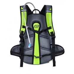 Rucsac Force JORDAN PLUS 20L cu rezervor gri-fluo - Img 2